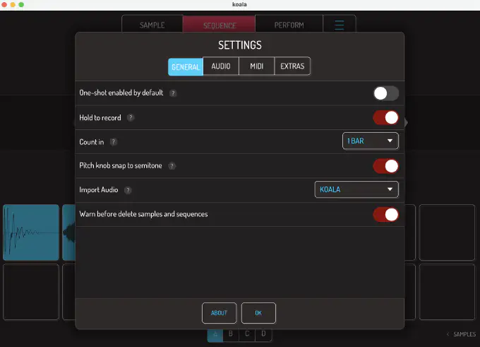How to Count in For Recording on Koala Sampler