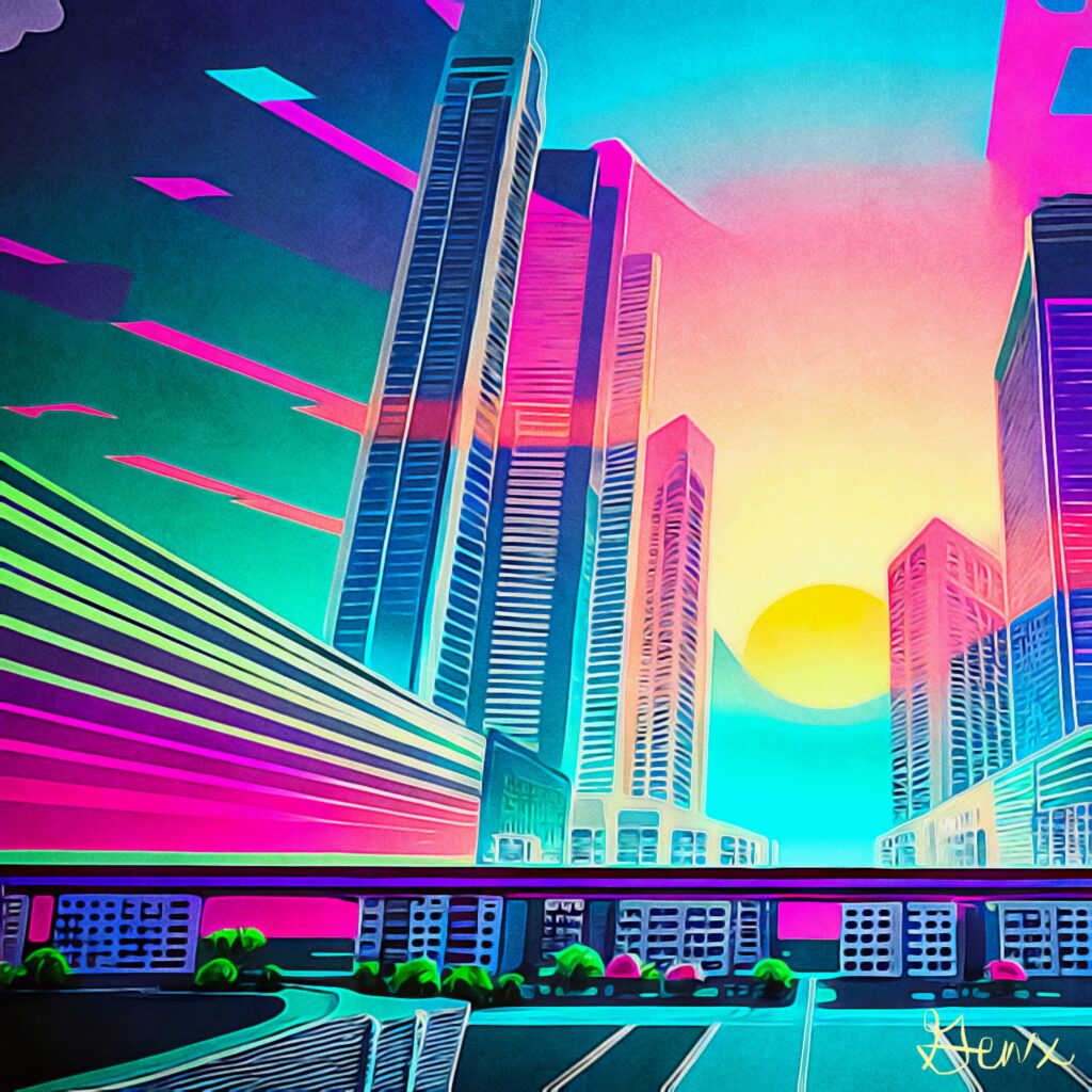 Vaporwave City 1024x1024 1