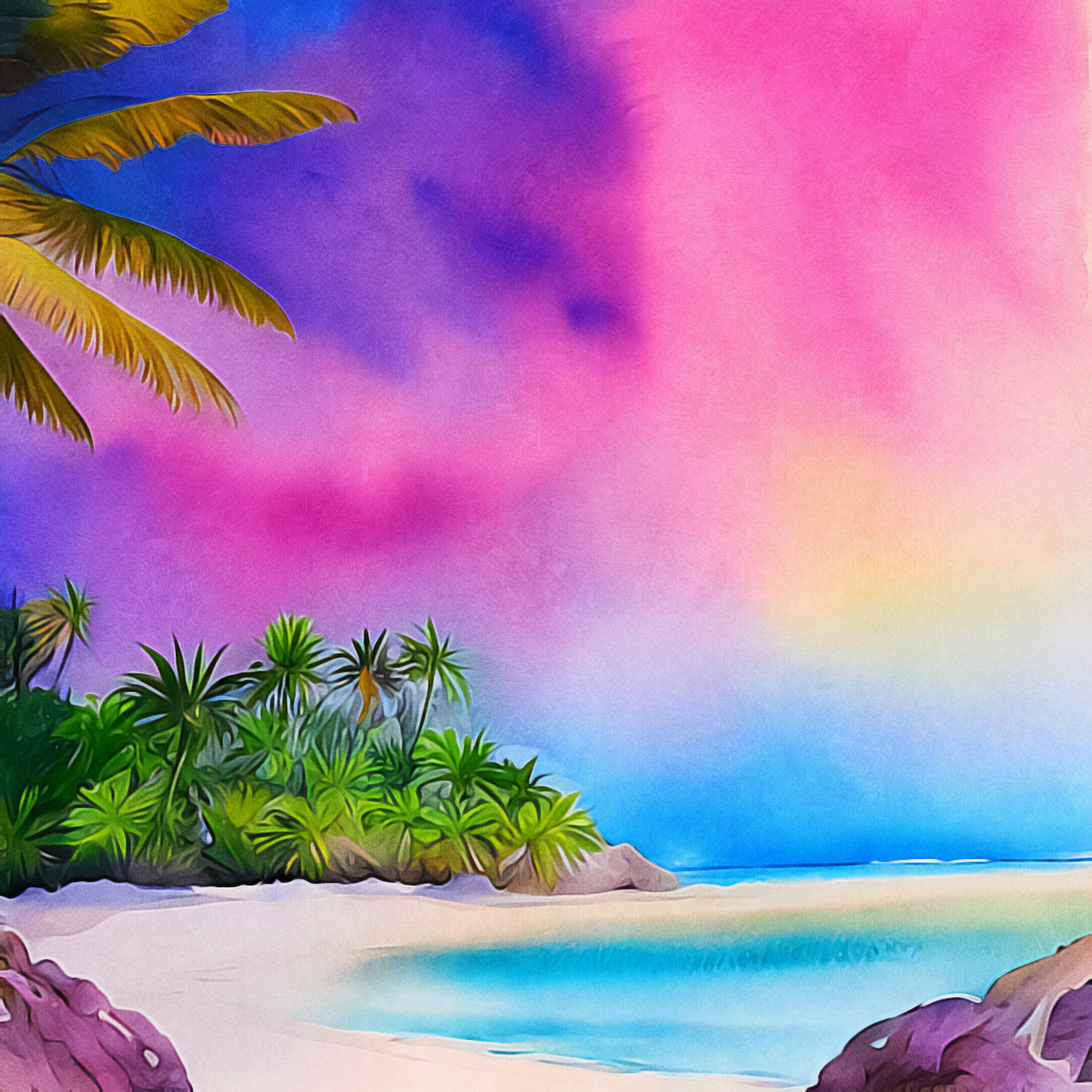 Colorful Beach scaled