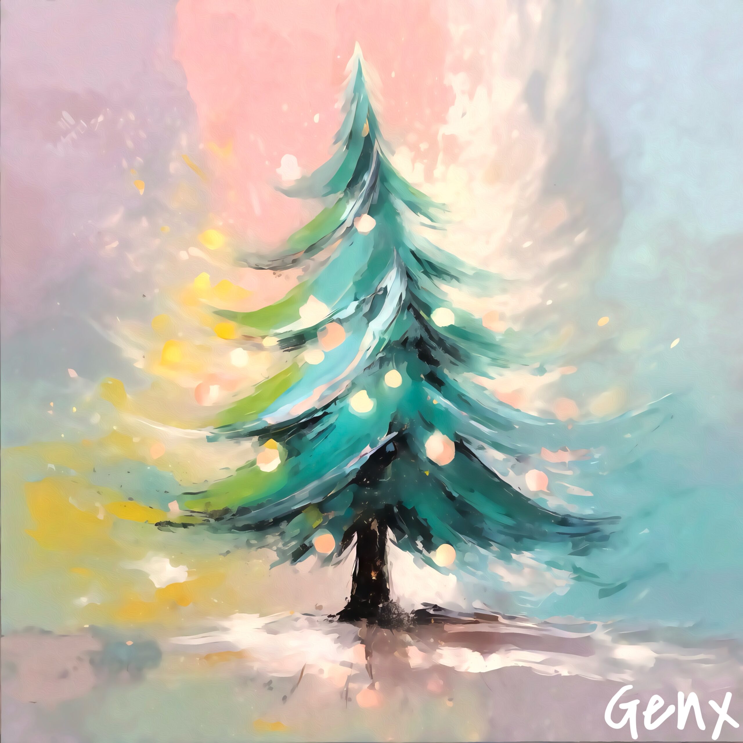 [Art] Christmas Tree Abstract