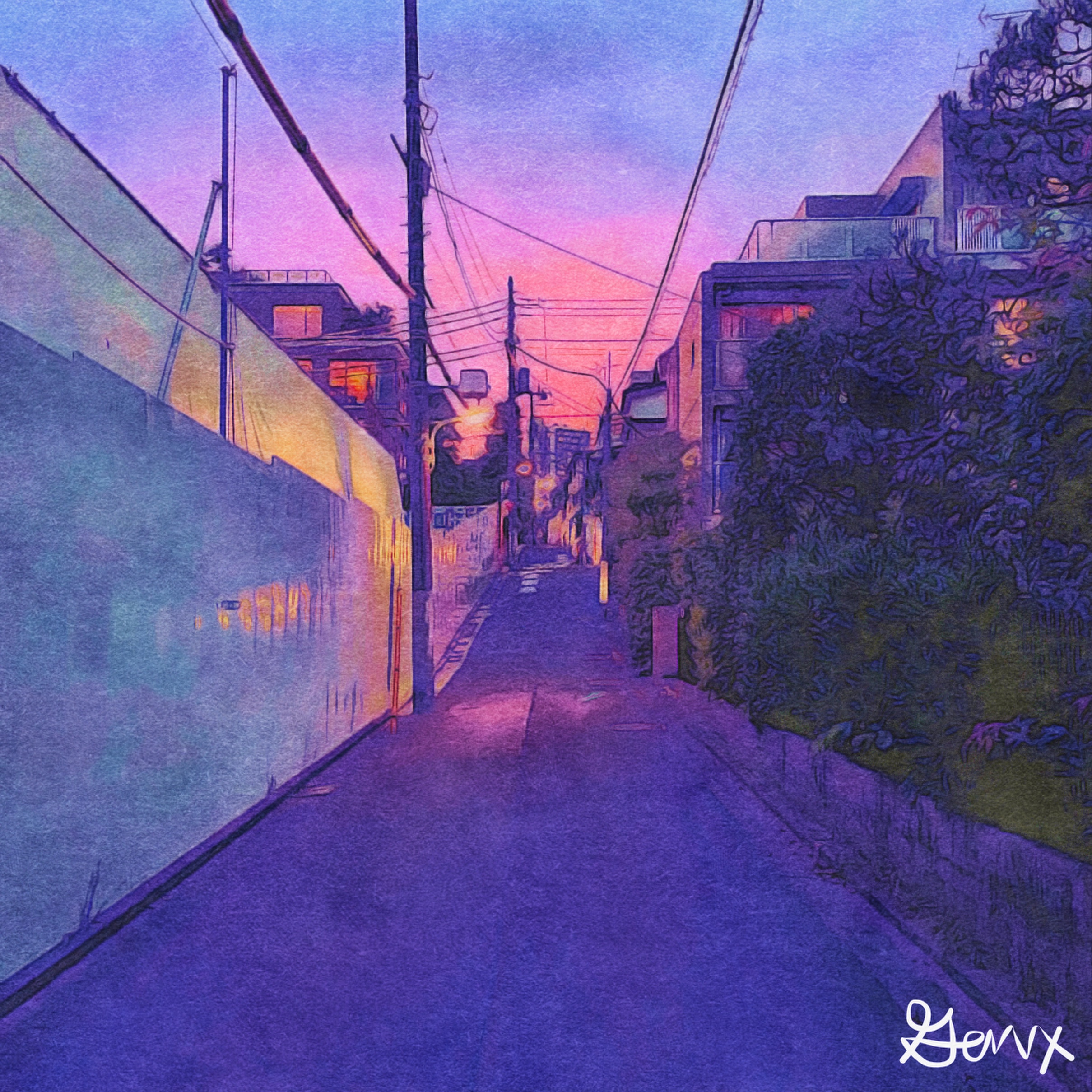 [Art] Sunset Tokyo
