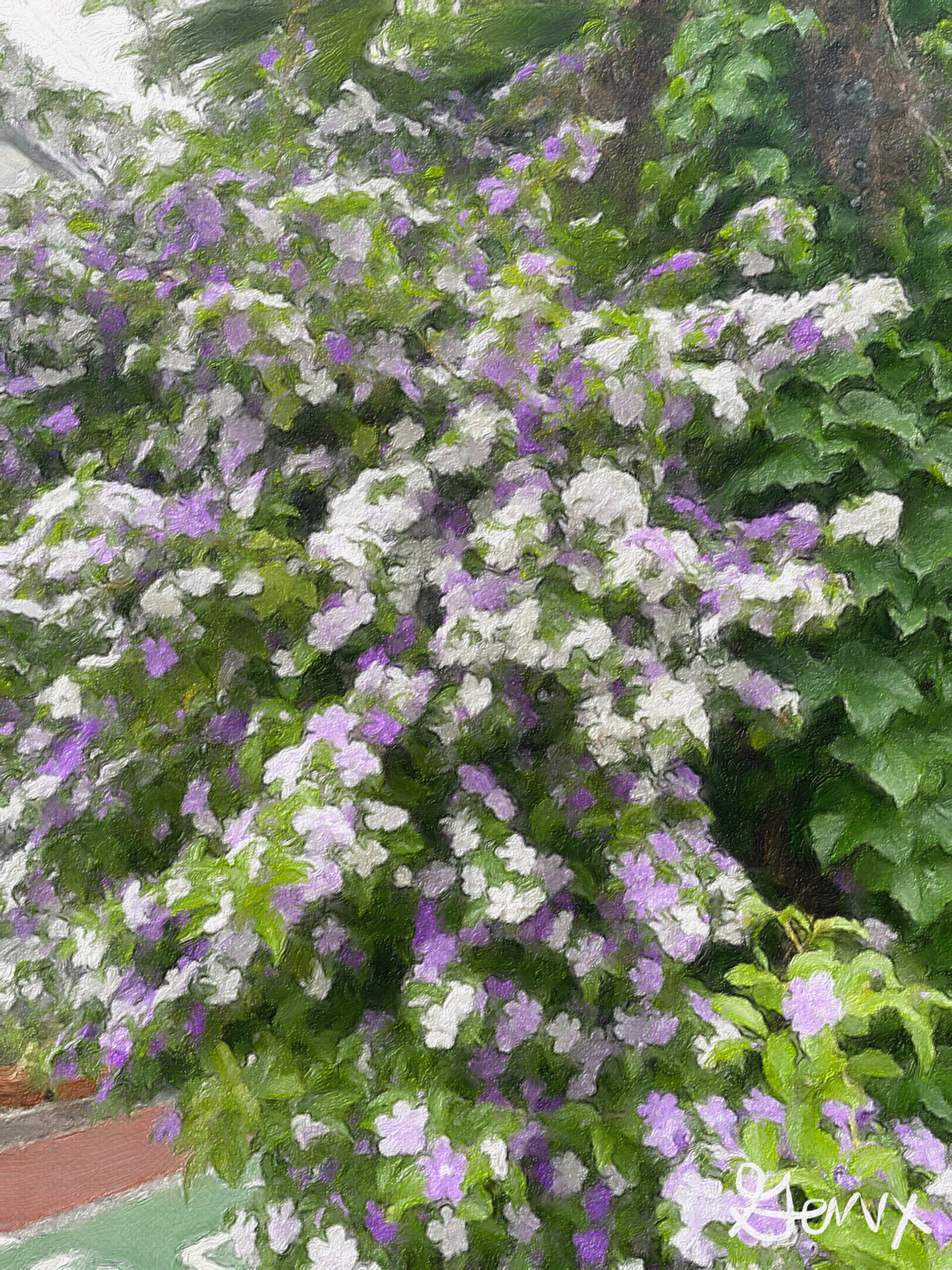 [Art] White And Purple Flowers