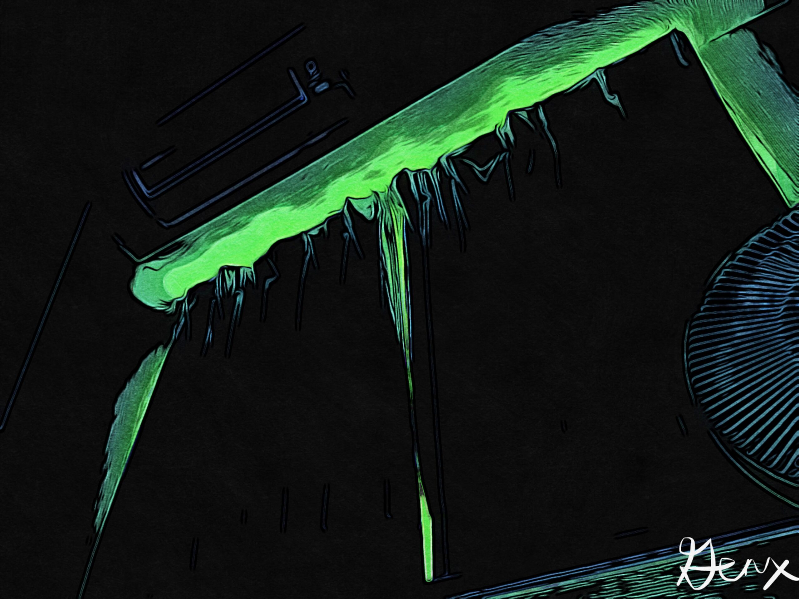 [Art] Light from Curtain
